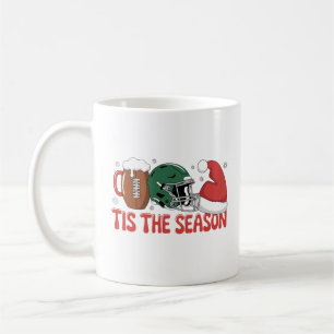 Christmas Football Tis the Season Sports Holiday Coffee Mug