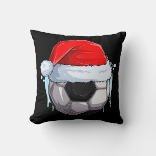 Christmas Football  Xmas Soccer Ball in Santa Clau Cushion
