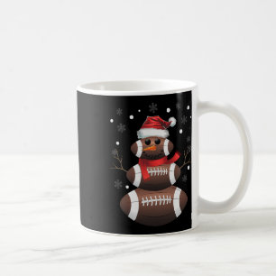 Christmas Footll Snowman Kids Footll Christmas Wom Coffee Mug