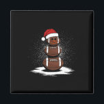 Christmas Footll Snowman Santa Claus Coach Men Wom Magnet<br><div class="desc">Christmas Footll Snowman Santa Claus Coach Men Women Kids</div>