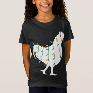 Christmas for Animal Lover Christmas Lights Chicke T-Shirt
