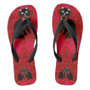 Christmas For Cats Flip Flops