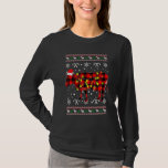 Christmas For Cow Santa Buffalo Plaid T-Shirt<br><div class="desc">Christmas For Cow Santa Buffalo Plaid</div>