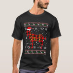 Christmas For Goat  Santa Buffalo Plaid T-Shirt<br><div class="desc">Christmas For Goat  Santa Buffalo Plaid</div>