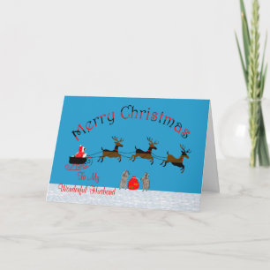 Christmas For Husband Greeting Card