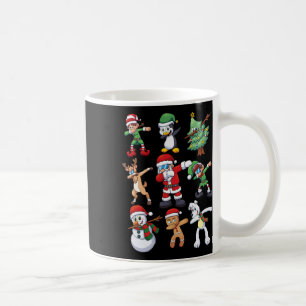 Christmas For Kids Boys Dabbing Santa Elves Xmas G Coffee Mug