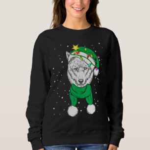 Christmas for men women kids ELF Wolf Sweatshirt