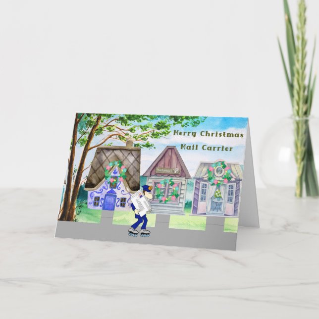 Christmas for your Mail Carrier Southern Style Card (Front)