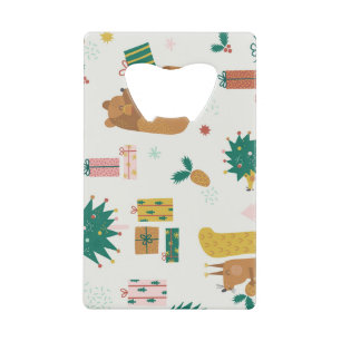 Christmas Forest Animals: Vintage Vibe