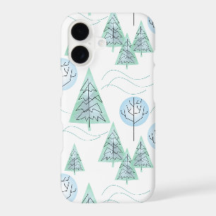 Christmas forest, Christmas trees, trees, snow