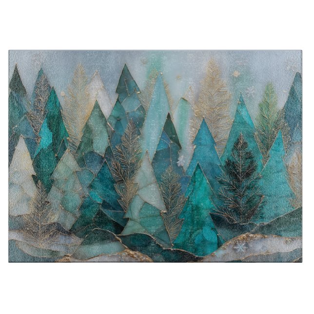 Christmas Forest Cutting Board (Front)