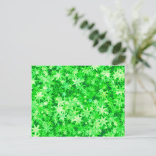 Christmas Forest Glow Postcard