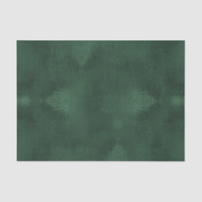 Christmas Forest Green Elegant Simple Watercolor Tissue Paper (Front)