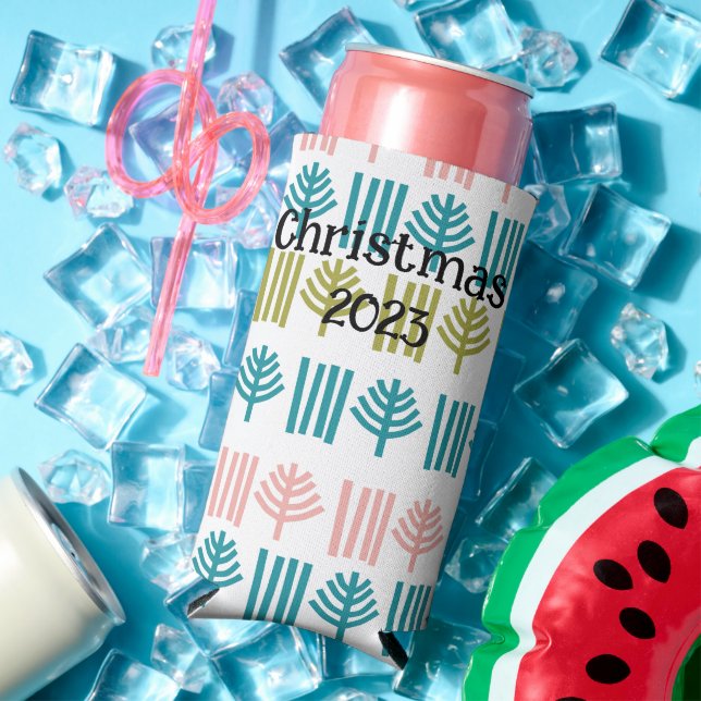 Christmas Forest  Seltzer Can Cooler (In Situ Summer)