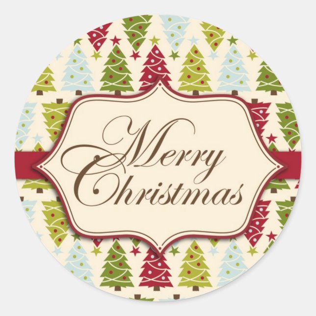 Christmas Forest Sticker (Front)