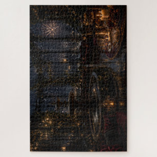Christmas Fountain Ballroom Jigsaw Puzzle