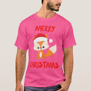Christmas Fox Fox Christmas Cute Christmas T-Shirt