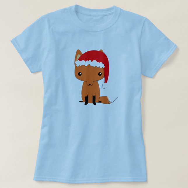 Christmas fox T-Shirt (Design Front)