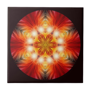 Christmas Fractal Design ~ Kaleidoscope ~ * ~ Tile