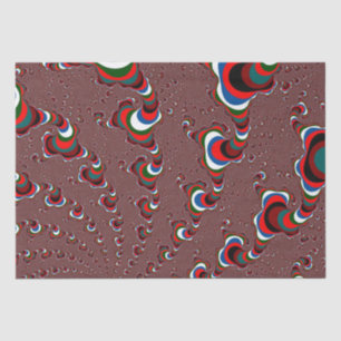 christmas fractals tissue paper