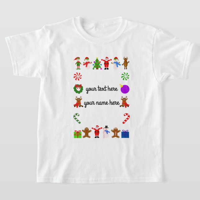 Christmas Frame #3 T-Shirt  (Laydown)