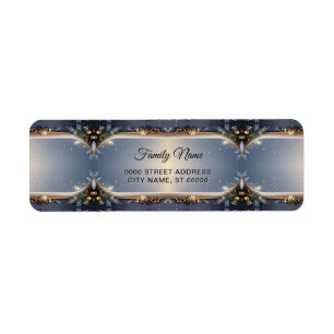 Christmas Frame Return Address Label