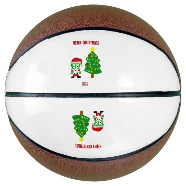 Christmas FrankenCheese Basketball (Front)