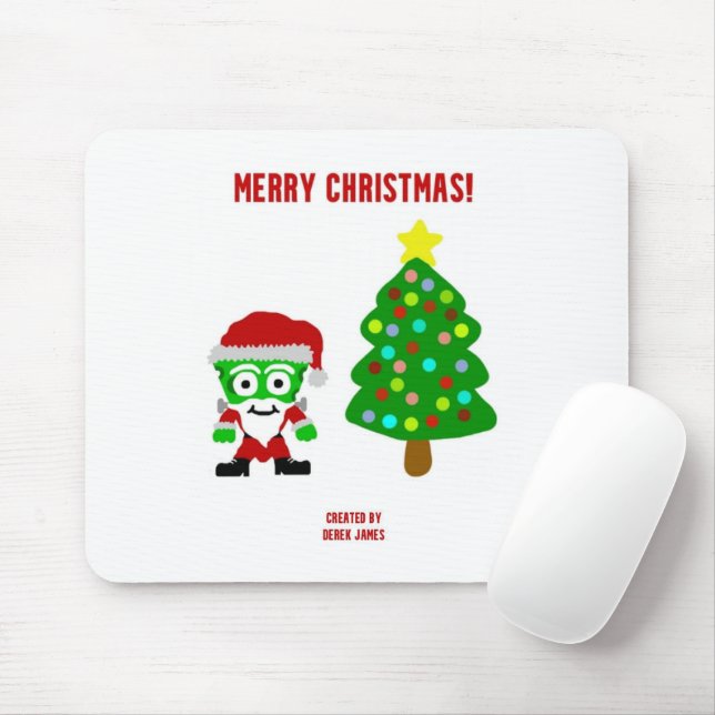 Christmas FrankenCheese Mouse Pad (With Mouse)