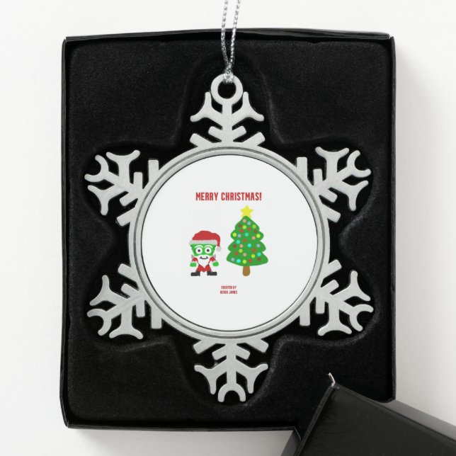 Christmas FrankenCheese Snowflake Ornament (Box)