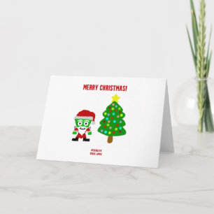 Christmas FrankenCheese Standard Greeting Card