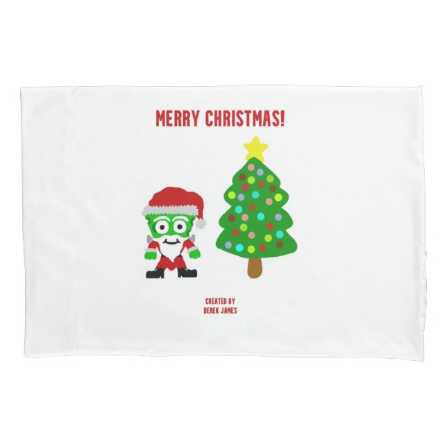 Christmas FrankenCheese Standard Pillowcase (Front)