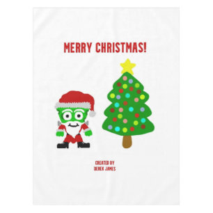 Christmas FrankenCheese Tablecloth