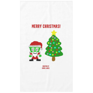 Christmas FrankenCheese Tablecloth