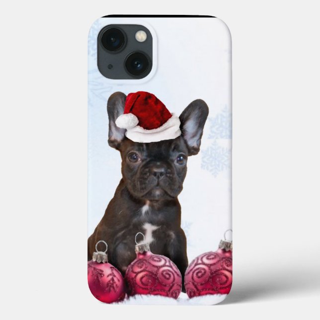Christmas French Bulldog Case-Mate iPhone Case (Back)