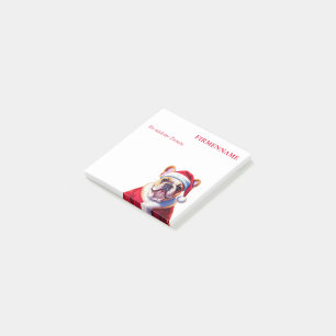Christmas French Bulldog notes