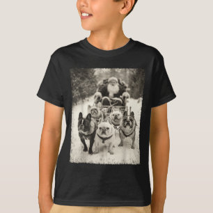 Christmas French Bulldog  T-Shirt
