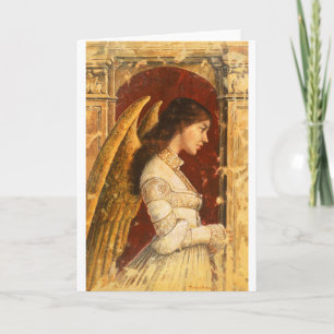 Christmas Fresco Angel Holiday Card