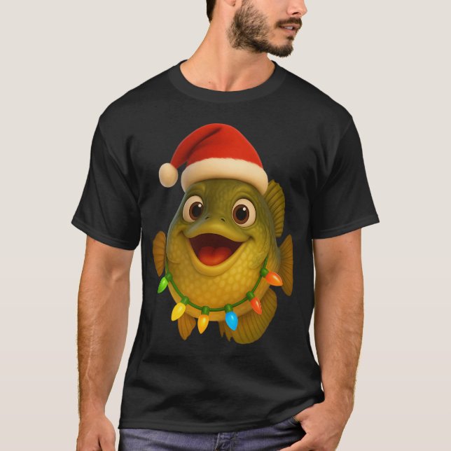 Christmas Freshwater Sunfish T-Shirt (Front)