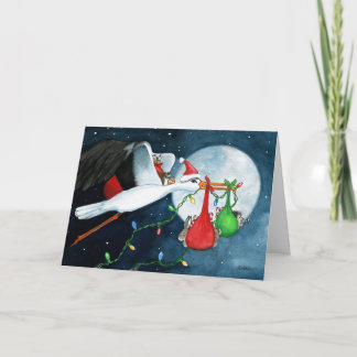 Christmas Friends Family Pets by Bihrle Card