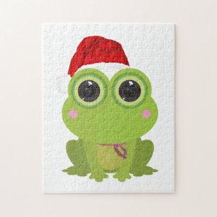 Christmas Frog Jigsaw Puzzle