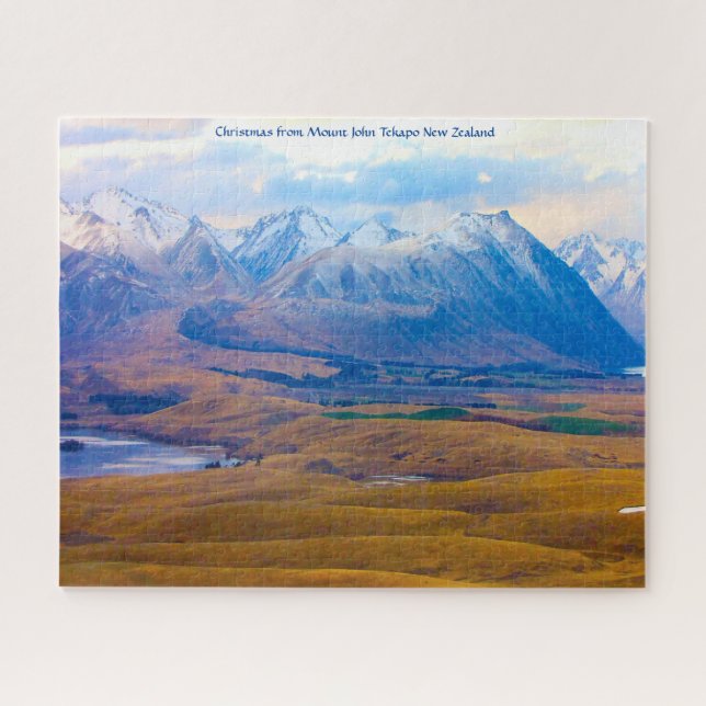 Christmas from Mount John Tekapo New Zealand Jigsaw Puzzle (Horizontal)