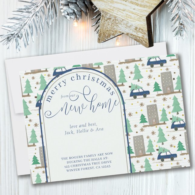 Christmas from New House Car and Apartment Moving Announcement (Creator Uploaded)