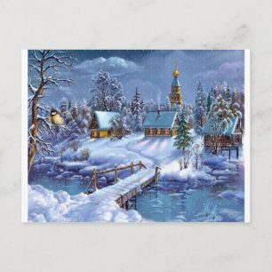 Christmas From The Dock Holiday Postcard