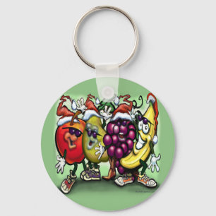 Christmas Fruit Key Ring