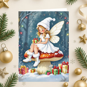 Christmas full of Whimsy and Wonder Holiday Poem Card