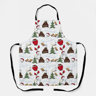 Christmas fun design apron
