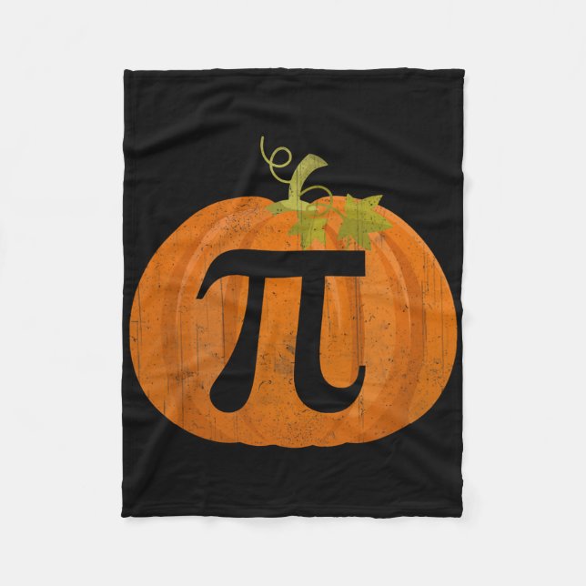 Christmas - Fun Math Geeks Math Pumpkin Pie  Fleece Blanket (Front)