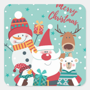Christmas Fun Square Sticker