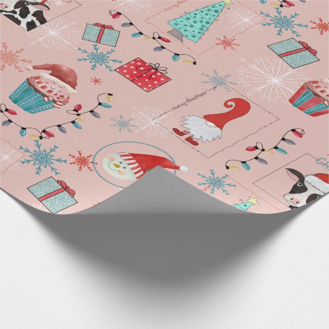 Christmas Fun Wrapping Paper (Corner)