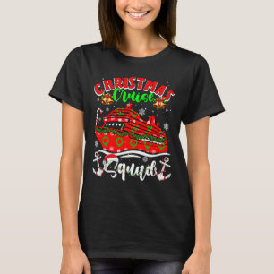 Christmas funny cruise squad colourful floral sant T-Shirt